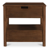 Lottie Brown Charging Nightstand - Ornate Home