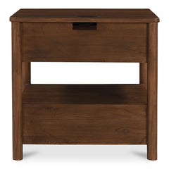 Lottie Brown Charging Nightstand - Ornate Home
