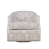 Lottie Sand Swivel Accent Chair - Ornate Home