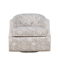 Lottie Sand Swivel Accent Chair - Ornate Home