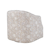 Lottie Sand Swivel Accent Chair - Ornate Home