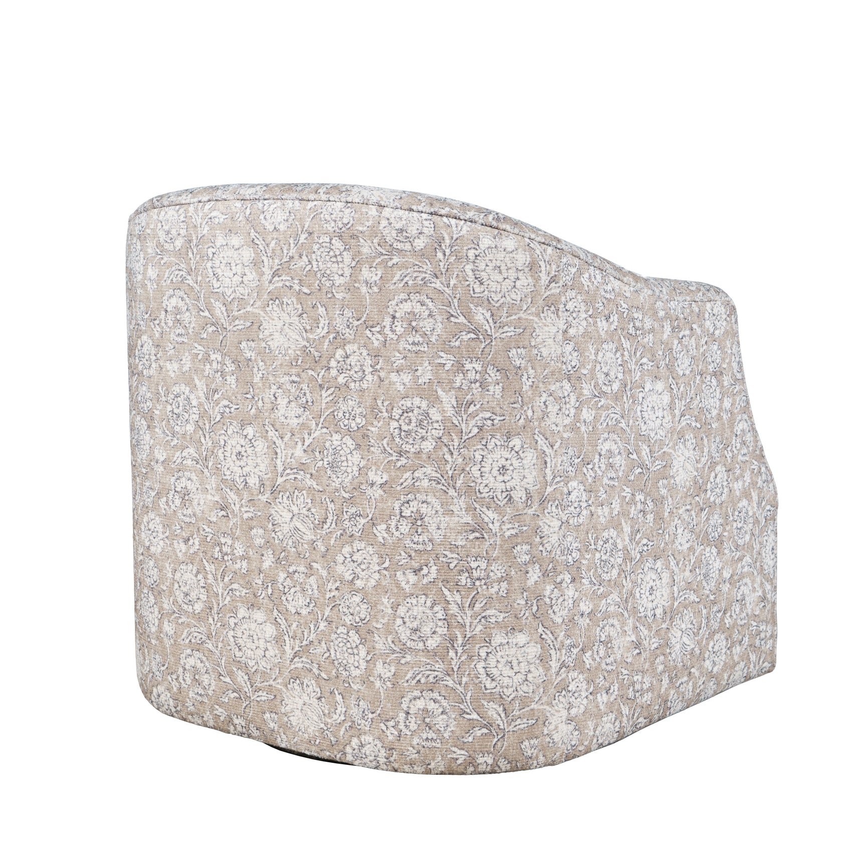 Lottie Sand Swivel Accent Chair - Ornate Home