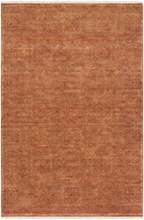Lottsburg Premium Orange Wool Rug - Clearance - Ornate Home