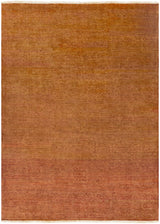 Lottsburg Premium Orange Wool Rug - Clearance - Ornate Home