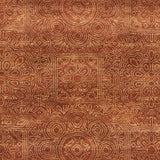 Lottsburg Premium Orange Wool Rug - Clearance - Ornate Home