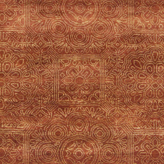Lottsburg Premium Orange Wool Rug - Clearance - Ornate Home