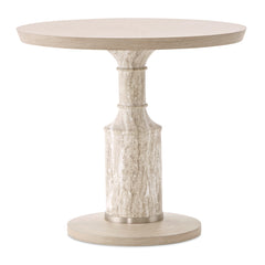 Lotus Bay Sand 40" Round Gathering Table - Ornate Home