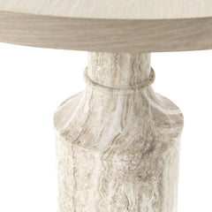 Lotus Bay Sand 40" Round Gathering Table - Ornate Home