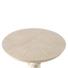 Lotus Bay Sand 40" Round Gathering Table - Ornate Home