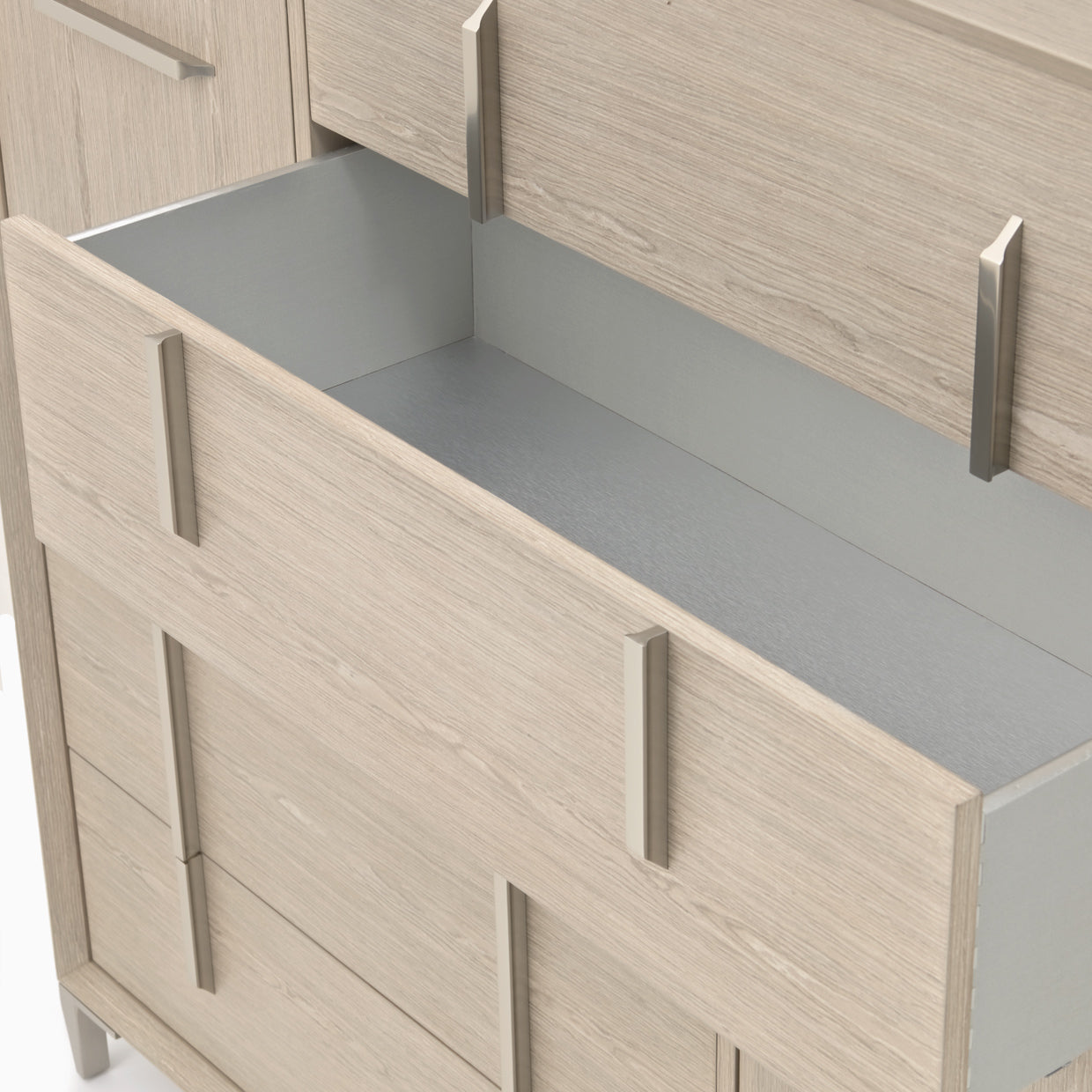 Lotus Bay Sand 5-Drawer Chest - Ornate Home