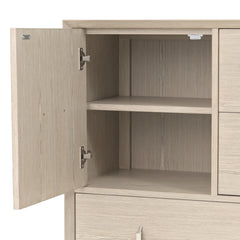 Lotus Bay Sand 5-Drawer Chest - Ornate Home