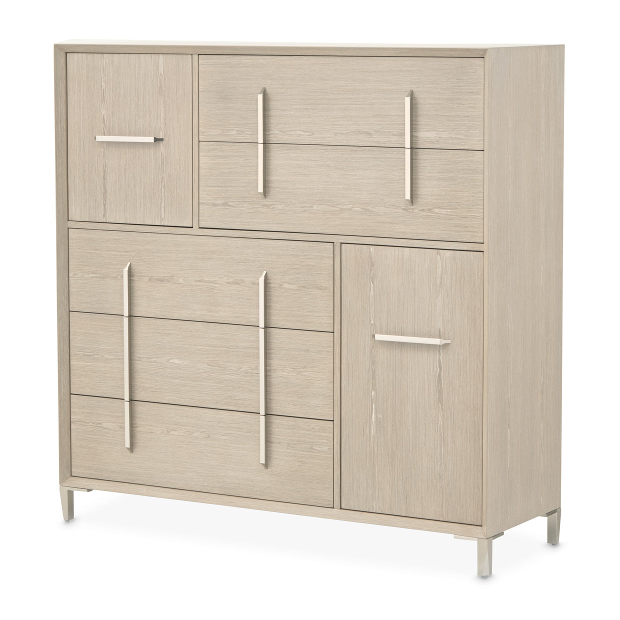 Lotus Bay Sand 5-Drawer Chest - Ornate Home
