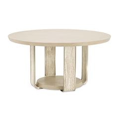 Lotus Bay Sand 60" Round Dining Table - Ornate Home