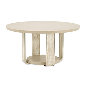 Lotus Bay Sand 60" Round Dining Table - Ornate Home
