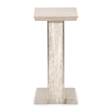 Lotus Bay Sand C-Shaped Accent Table