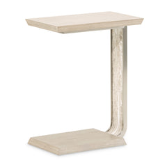 Lotus Bay Sand C-Shaped Accent Table - Ornate Home