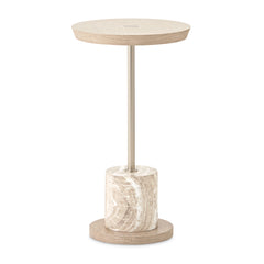 Lotus Bay Sand Chairside Table - Ornate Home