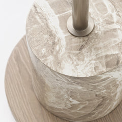 Lotus Bay Sand Chairside Table - Ornate Home