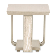 Lotus Bay Sand End Table - Ornate Home