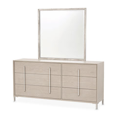 Lotus Bay Sand Large Dresser with Mirror - Ornate Home