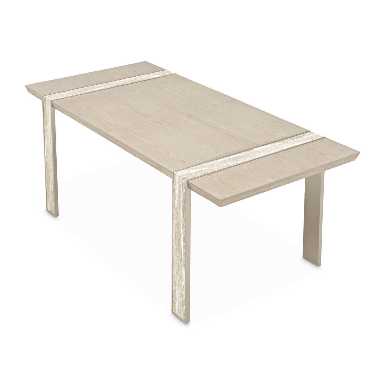 Lotus Bay Sand Narrow Rectangular Dining Table - Ornate Home