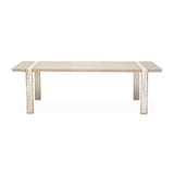 Lotus Bay Sand Narrow Rectangular Dining Table - Ornate Home