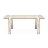 Lotus Bay Sand Narrow Rectangular Dining Table - Ornate Home