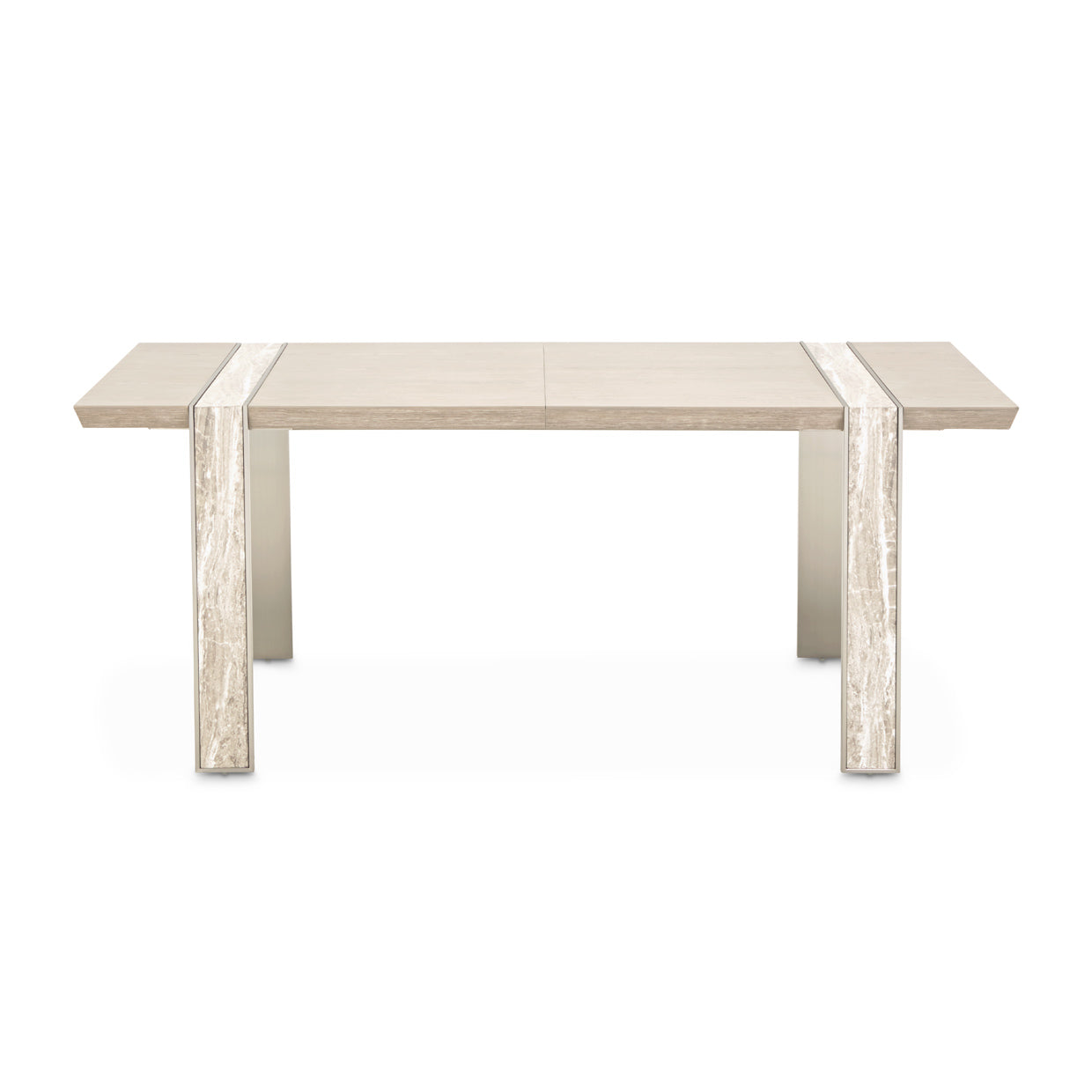 Lotus Bay Sand Narrow Rectangular Dining Table - Ornate Home