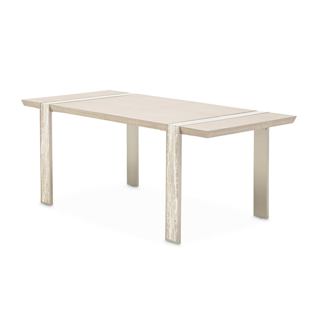 Lotus Bay Sand Narrow Rectangular Dining Table - Ornate Home