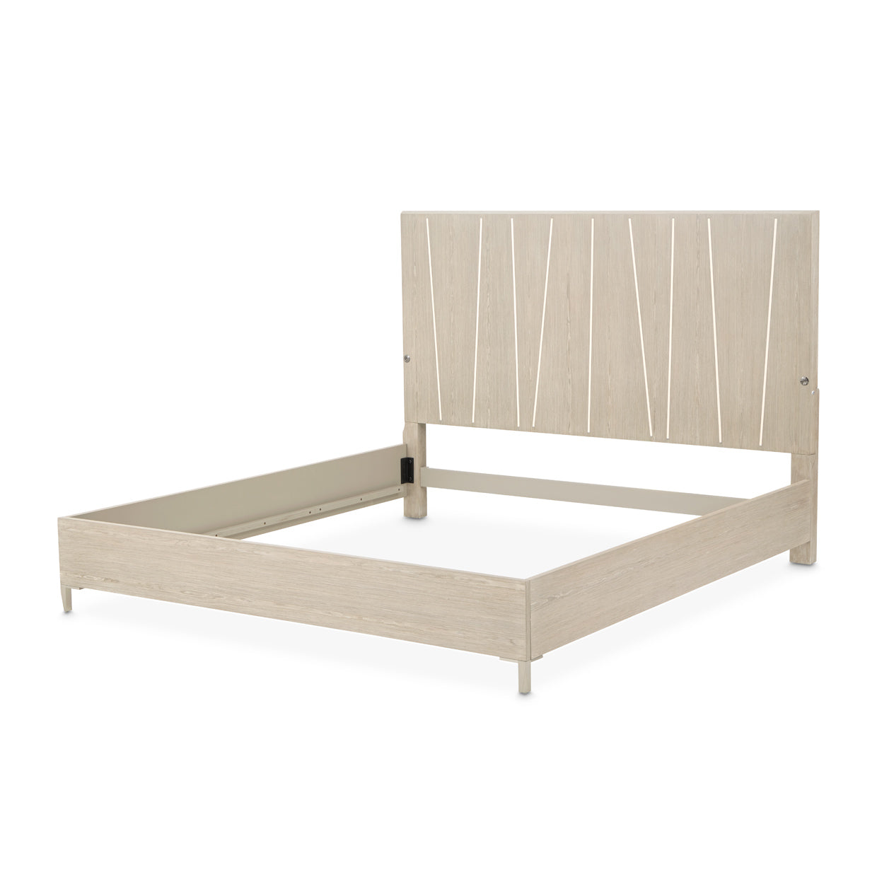 Lotus Bay Sand Panel Bed with LED Lights - Ornate Home