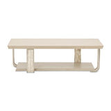 Lotus Bay Sand Rectangular Cocktail Table - Ornate Home
