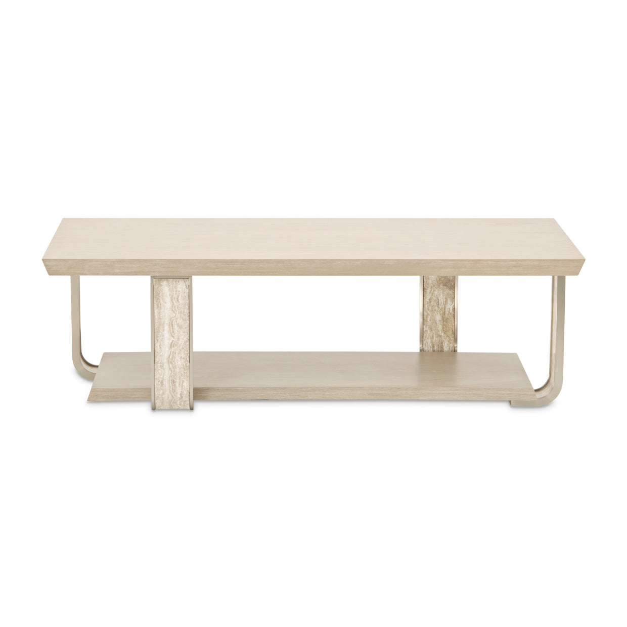 Lotus Bay Sand Rectangular Cocktail Table - Ornate Home