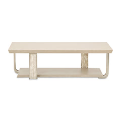 Lotus Bay Sand Rectangular Cocktail Table - Ornate Home