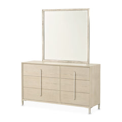 Lotus Bay Sand Small Dresser with Mirror - Ornate Home