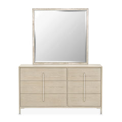 Lotus Bay Sand Small Dresser with Mirror - Ornate Home