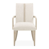 Lotus Bay Sand/Tusk Dining Arm Chair - Ornate Home