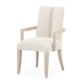 Lotus Bay Sand/Tusk Dining Arm Chair - Ornate Home