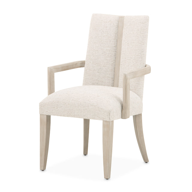 Lotus Bay Sand/Tusk Dining Arm Chair - Ornate Home