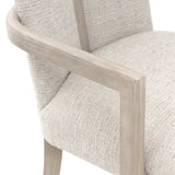 Lotus Bay Sand/Tusk Dining Arm Chair - Ornate Home