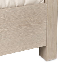 Lotus Bay Sand Twin Panel Bed with LED Lights - Ornate Home
