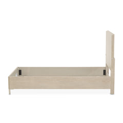 Lotus Bay Sand Twin Panel Bed with LED Lights - Ornate Home
