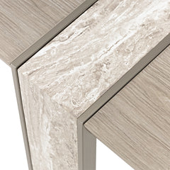 Lotus Bay Sand Wide Rectangular Dining Table - Ornate Home
