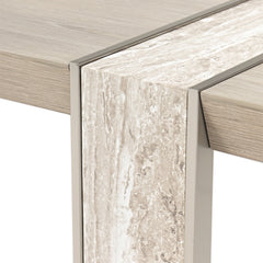 Lotus Bay Sand Wide Rectangular Dining Table - Ornate Home