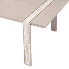 Lotus Bay Sand Wide Rectangular Dining Table - Ornate Home