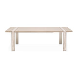 Lotus Bay Sand Wide Rectangular Dining Table - Ornate Home
