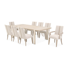 Lotus Bay Sand Wide Rectangular Dining Table - Ornate Home