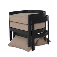 Lotus Black/Light Brown Table Set - Ornate Home