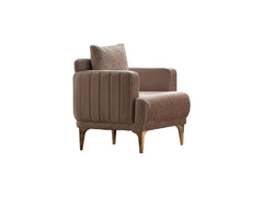 Lotus Cream Chair - Ornate Home