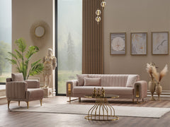 Lotus Cream Chair - Ornate Home