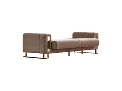 Lotus Cream Convertible Sofa - Ornate Home